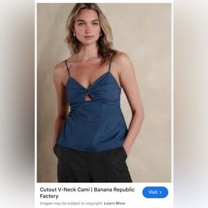 Banana Republic Blue Strappy Top